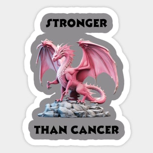 STRONGER THAN CANCER v2 Sticker